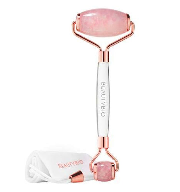 Beauty Bioscience Rose Quartz Roller.