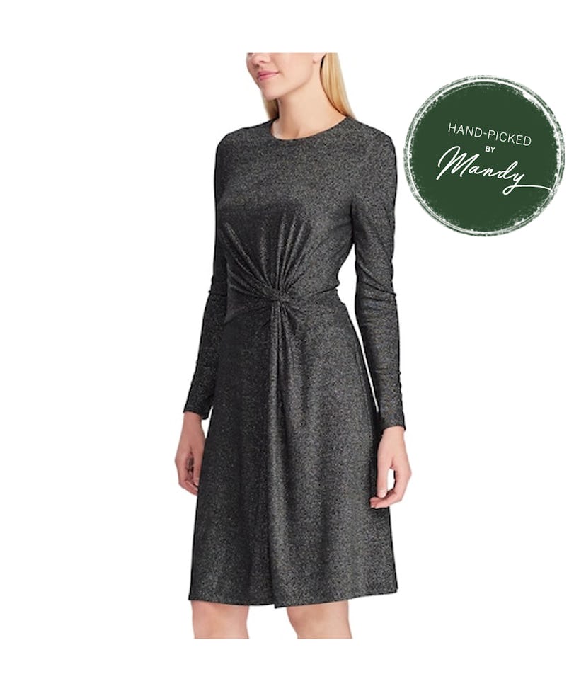 Women's Long Sleeve Fit And Flare Dress