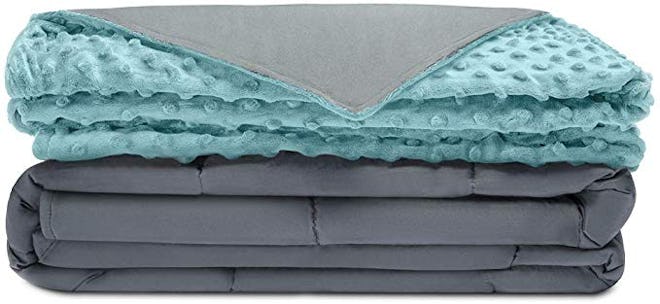 Quility Premium Adult Weighted Blanket & Removable Cover