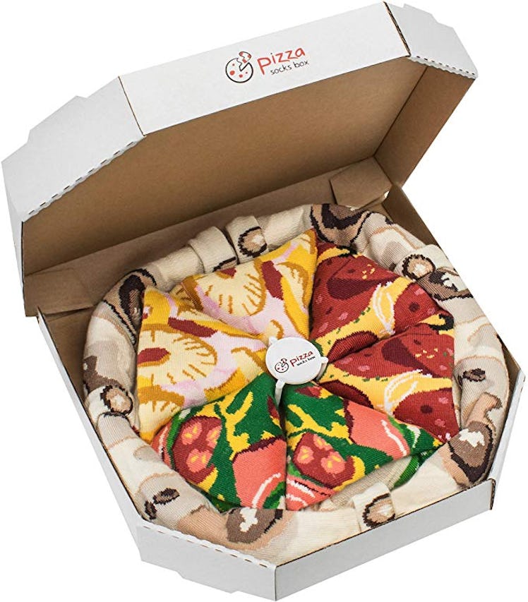 Rainbow Socks Pizza Box (4-Pack)