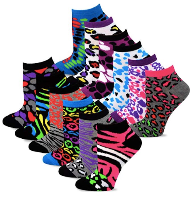 TeeHee Women's Fashion No Show/Low cut Fun Socks (12-Pack)