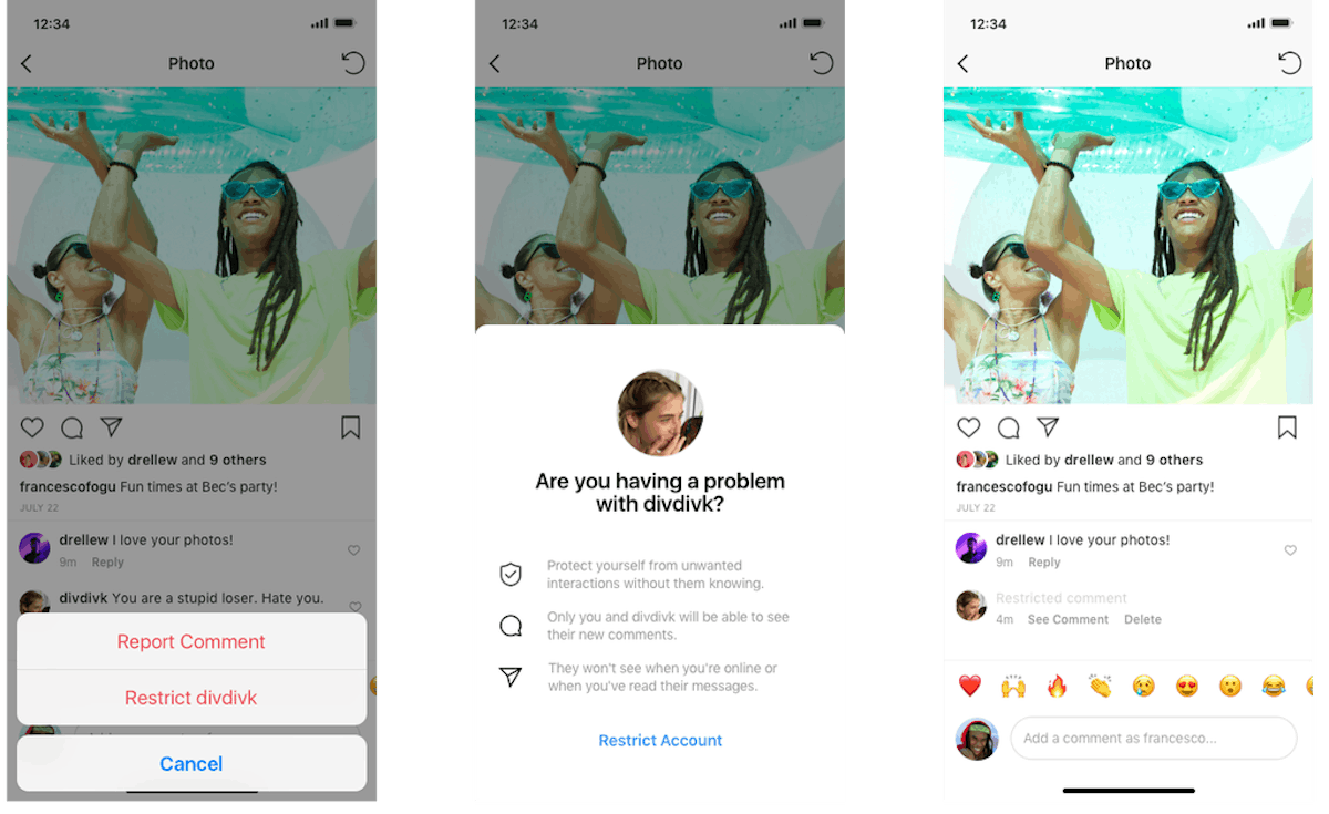 Here's How To Use Instagram's Restrict Feature To Filter Out Negativity