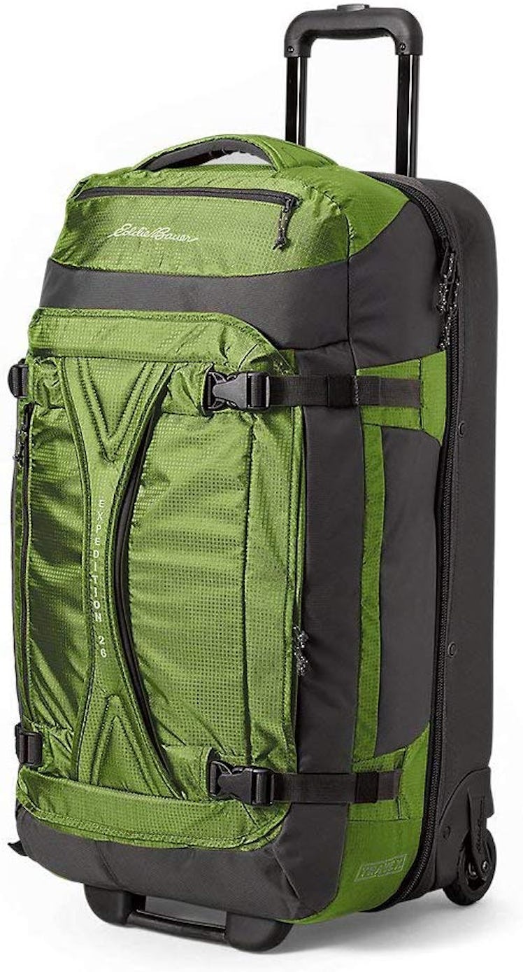 Eddie Bauer Expedition Drop-Bottom Rolling Duffel Bag