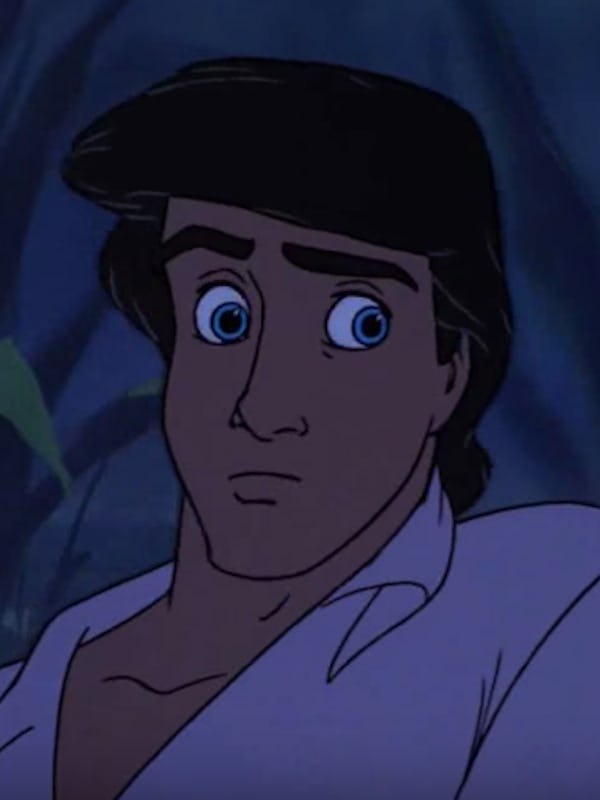 The original animated Prince Eric inspired Graham Phillips' Little Mermaid Live! look