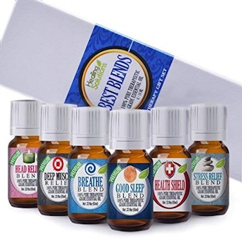 Healing Solutions Best Blends Essential Oil Set (Set of 6)