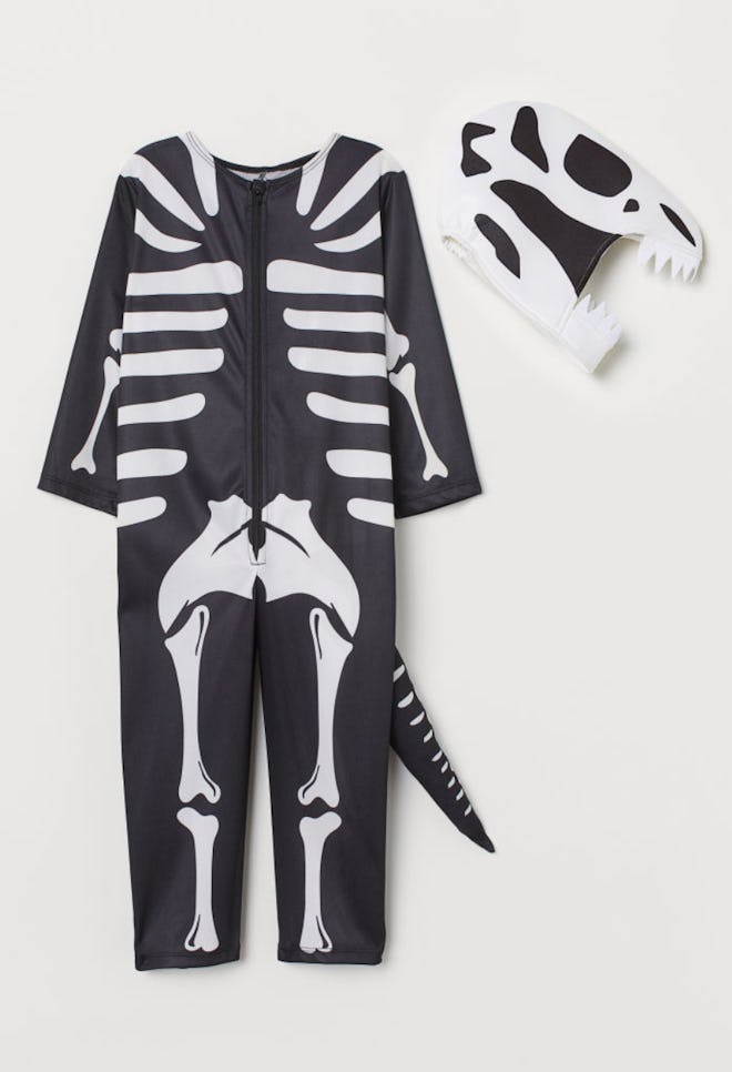 Black Skeleton Dinosaur Costume