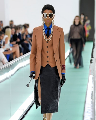 70s runway trend for Spring 2020 at Gucci