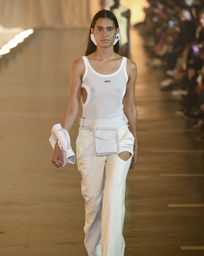 Minimalist trend for Spring 2020 at Off-White