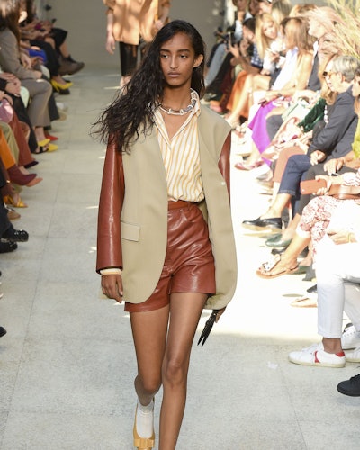 shorts suit trend for spring 2020 at Ferragamo