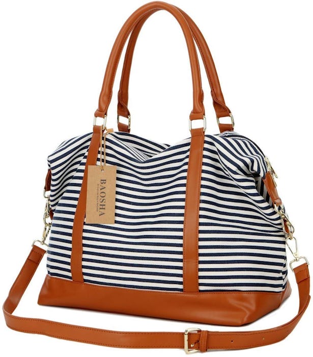 BAOSHA Canvas Travel Weekender Bag