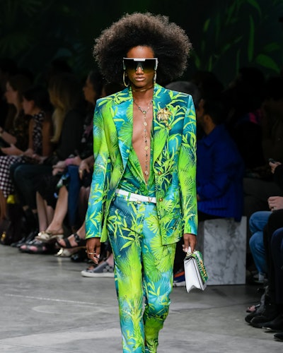 Rainforest trend for Spring 2020 at  Versace