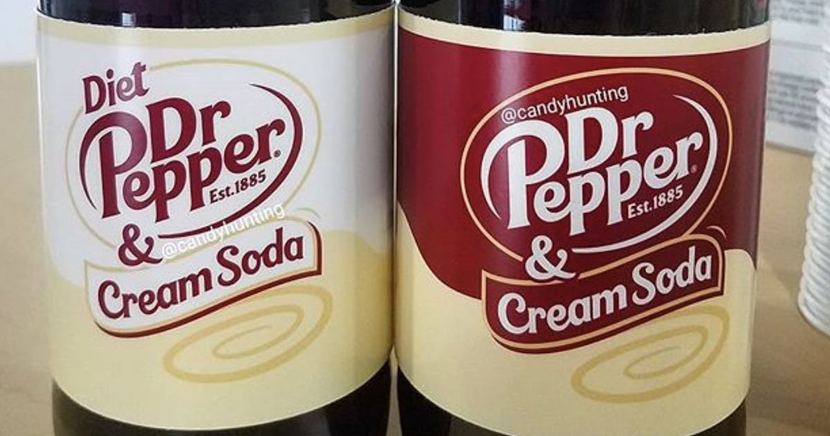 New dr pepper labels 2018