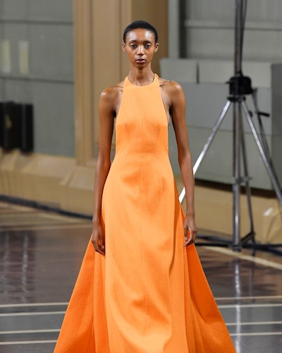 Spring 2020 Orange trend at Emilia Wickstead