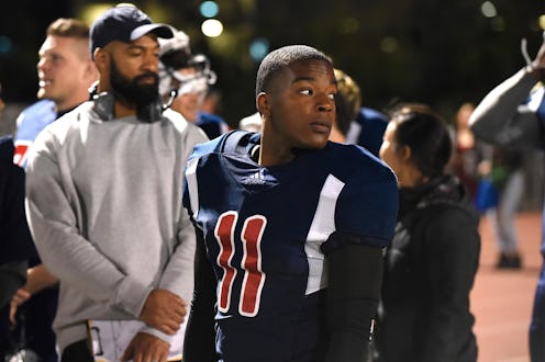 Spencer James at an American football game