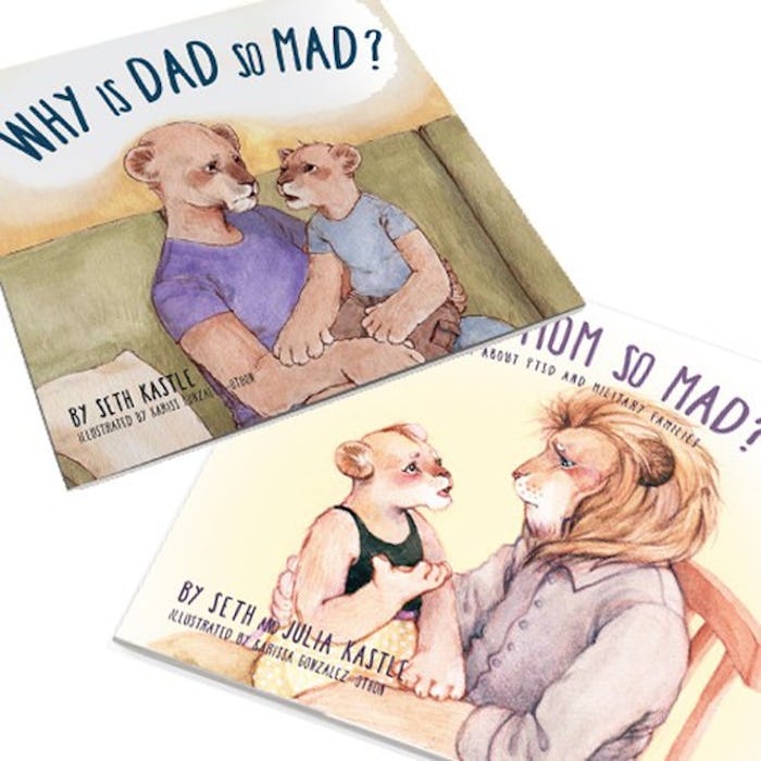 kids book explaining PTSD in military parents to children