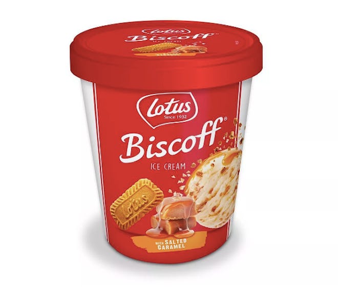 Lotus Biscoff Salted Caramel Ice Cream