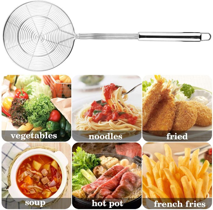 Hiware Solid Stainless Steel Spider Strainer 