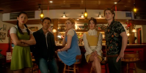 The Nancy Drew cast in the new spooky CW show.