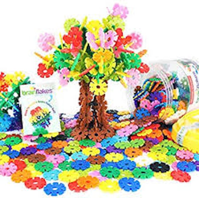 Brain Flakes 500 Piece Interlocking Plastic Disc Set