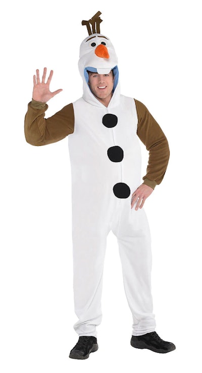 Adult Zipster Olaf One Piece Costume