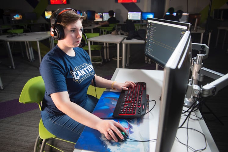 Emily Oeser is a professional eSports athlete and the captain of SUNY Canton's varsity team.