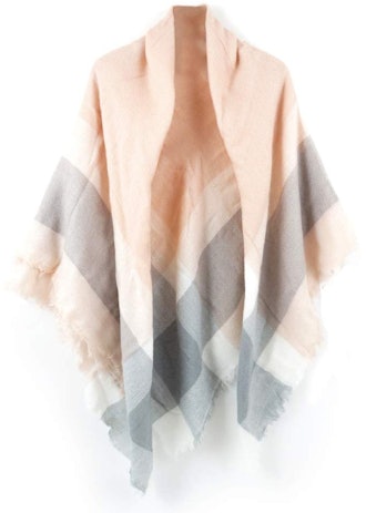 Neal LINK Women's Cozy Tartan Blanket Scarf