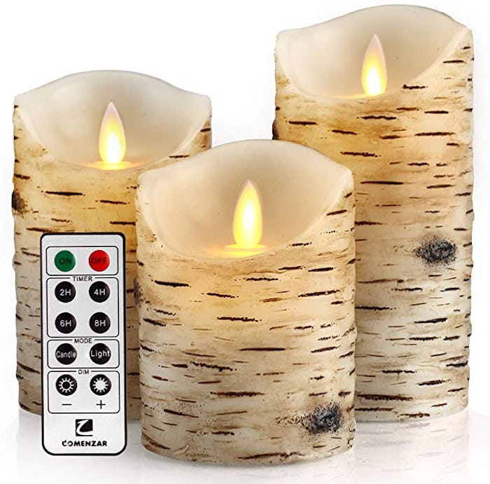 Comenzar Flickering Candles (Set of 3)