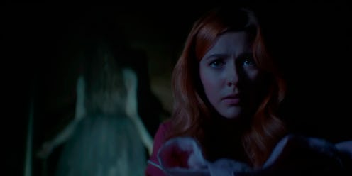 Lucy Sable appears as a ghost behind Nancy Drew in the new CW series based on the books.