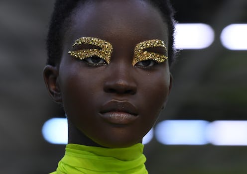 Test of Pat McGrath Labs' Obsessive Opulence collection on the runway at Valentino