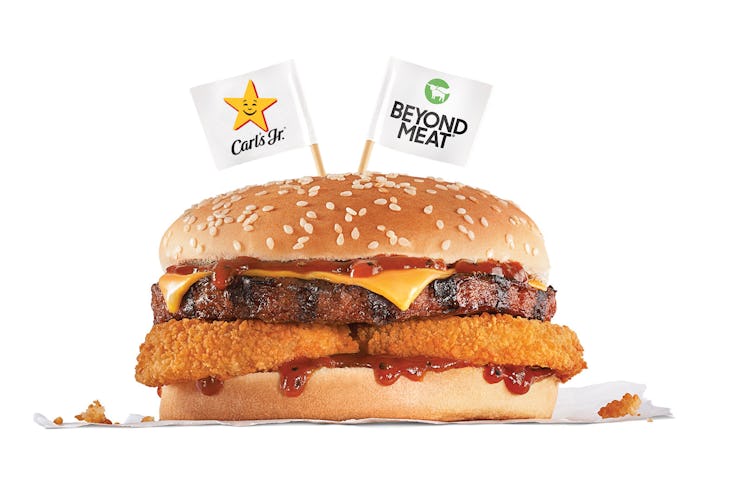 Carl's Jr.'s Beyond BBQ Cheeseburger