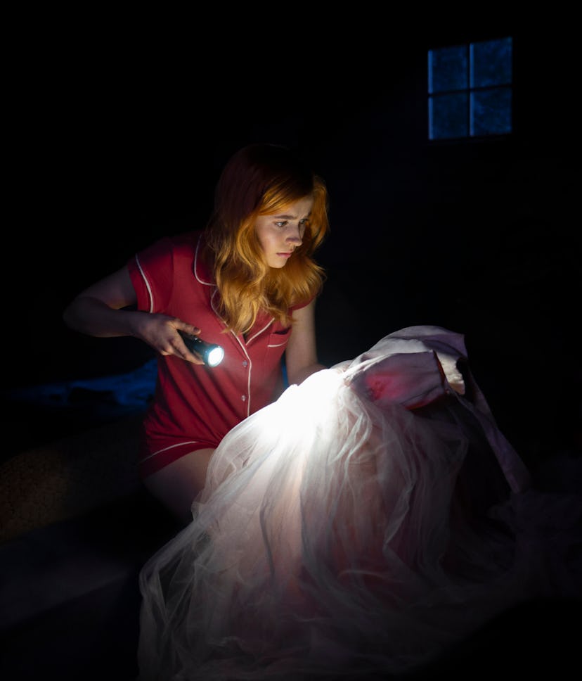 Nancy Drew finds Lucy Sable's dress in her attic in the new CW series. 