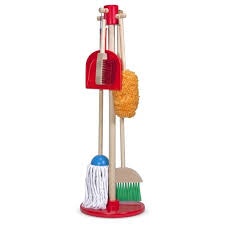 Let’s Play House! Dust! Sweep! Mop! Pretend Play Set