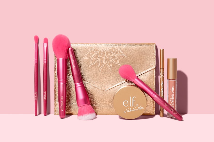 Products from the e.l.f. Cosmetics x Nabela Noor collection 