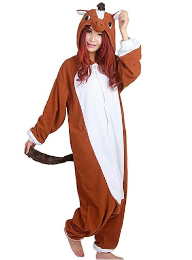 Xiqupjs Adult Onesie Animal Pajamas Cosplay Costume One Piece Halloween Sleepwear For Women Teens