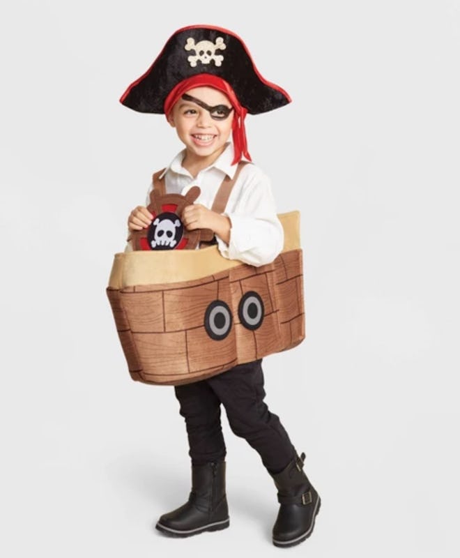 Toddler Boy's Blackbeard Pirate Ship Halloween Costume