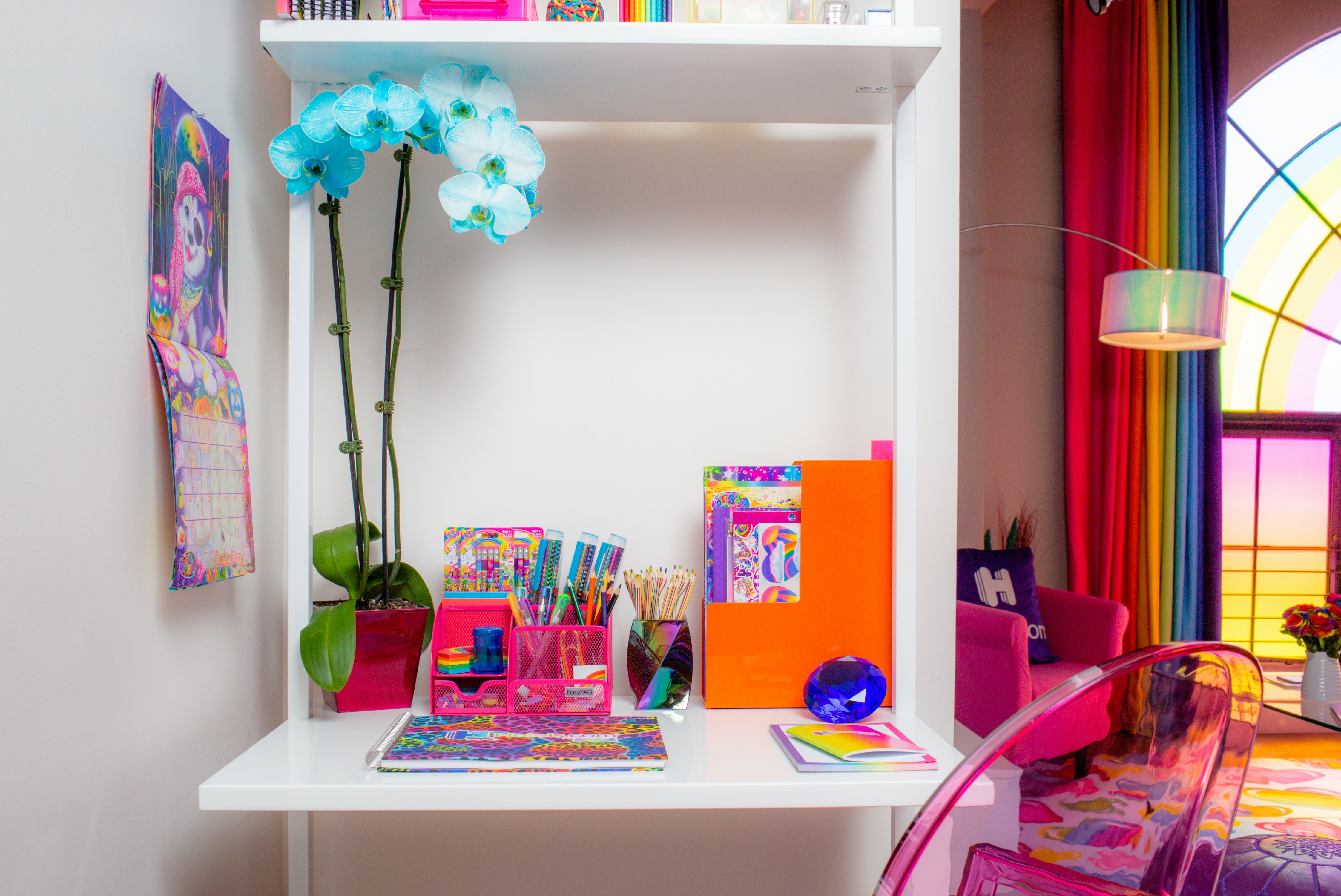 This Lisa Frank Themed Hotel Room Is A Rainbow Dream