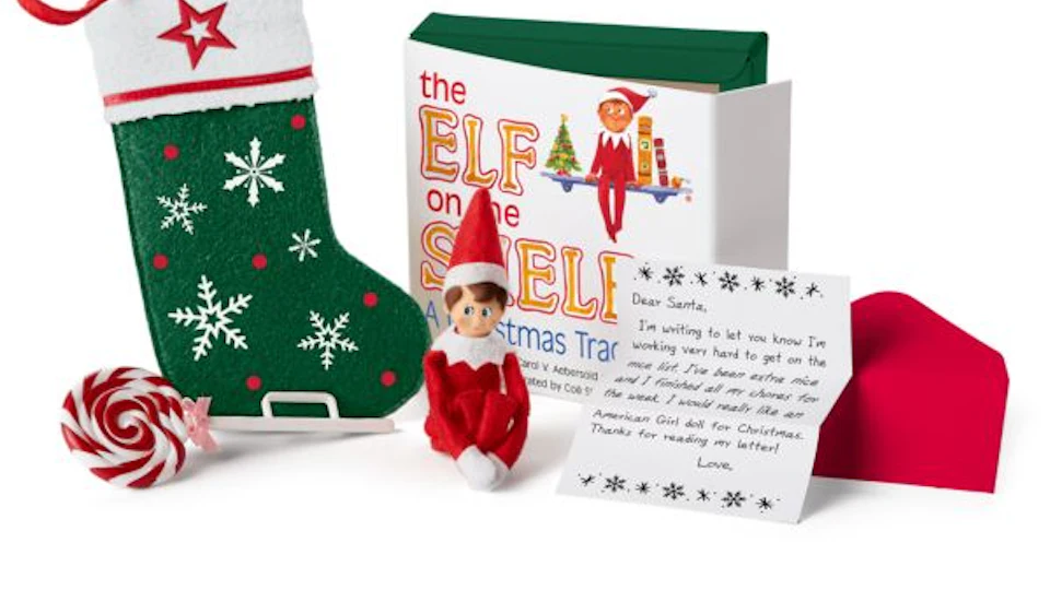 The American Girl Elf On The Shelf Set Includes A Tiny Scout More