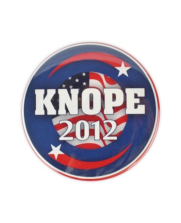 YouCantgoBack Leslie Knope Large "Knope 2012" Button! parks and recreation, Amy Poehler. pawnee coun...