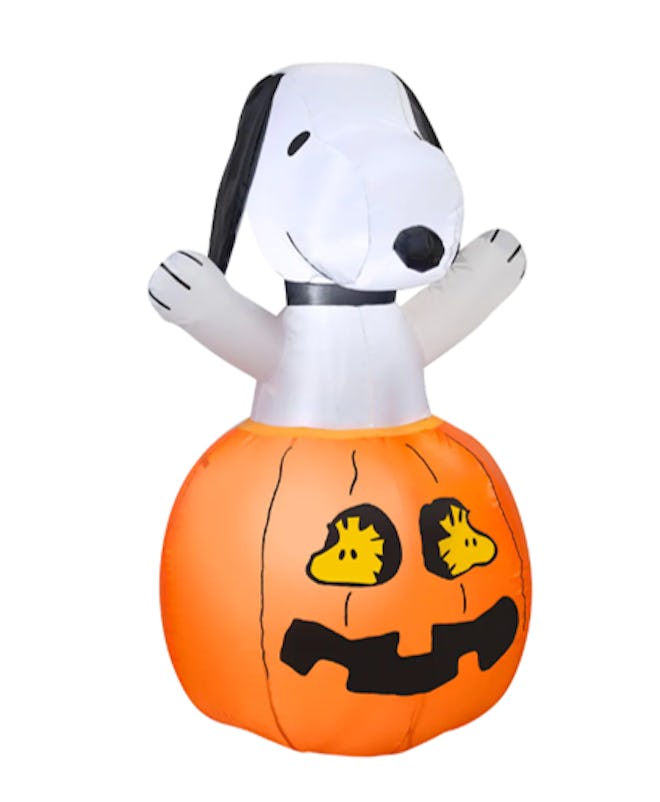 3ft. Airblown® Inflatable Halloween Peanuts™ Snoopy In Pumpkin with Woodstock