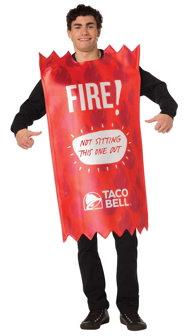Taco Bell Fire Adult Sauce Packet Costume