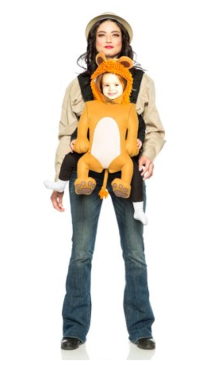 Safari Guide & Lion Baby Carrier Costume