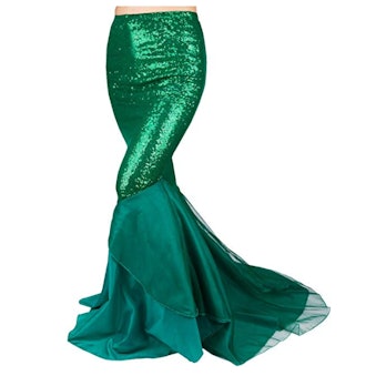 FEESHOW Mermaid Tail Halloween Costume