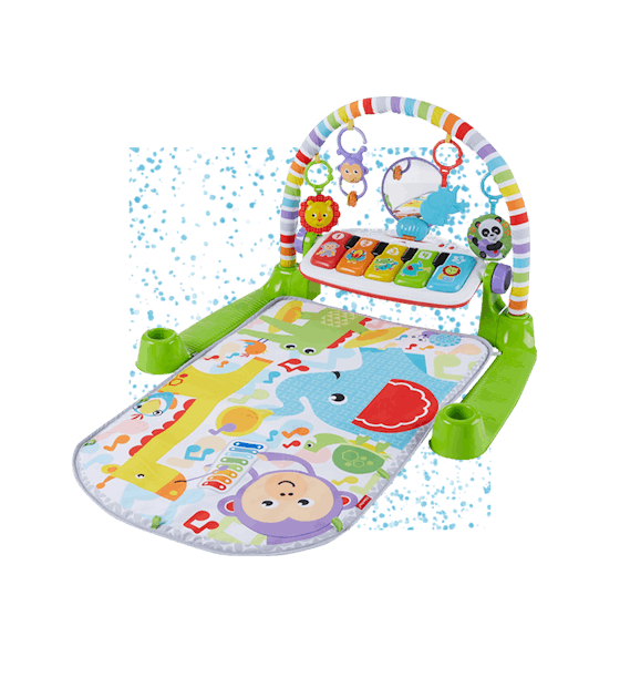 Fisher-Price Deluxe Kick & Play Removable Piano Gym