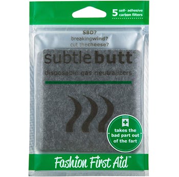Fashion First Aid Subtle Butt Disposable Gas Neutralizers