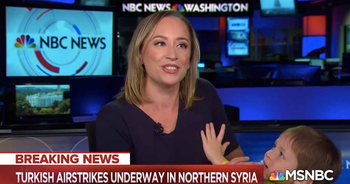 Boy Hilariously Interrupts Mom S News Broadcast It S So Freaking Relatable