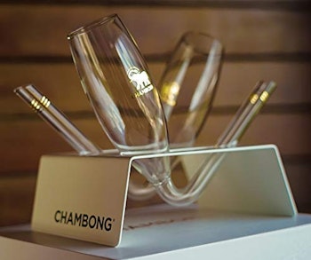 Chambong Glass Champagne Shooters (2-Piece Set)