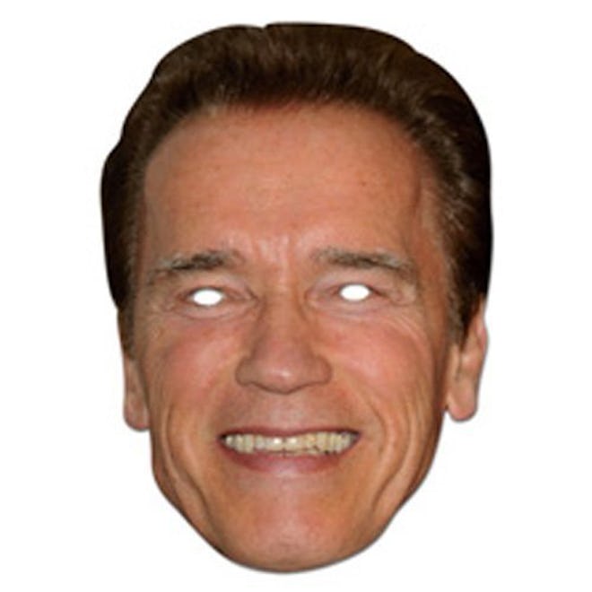 Mask-Arade Cardboard Arnold Schwarzenegger Mask