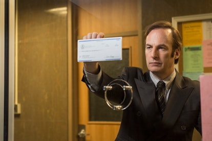 Bob Odenkirk as Saul in Better Call Saul, the prequel to Breaking Bad. 