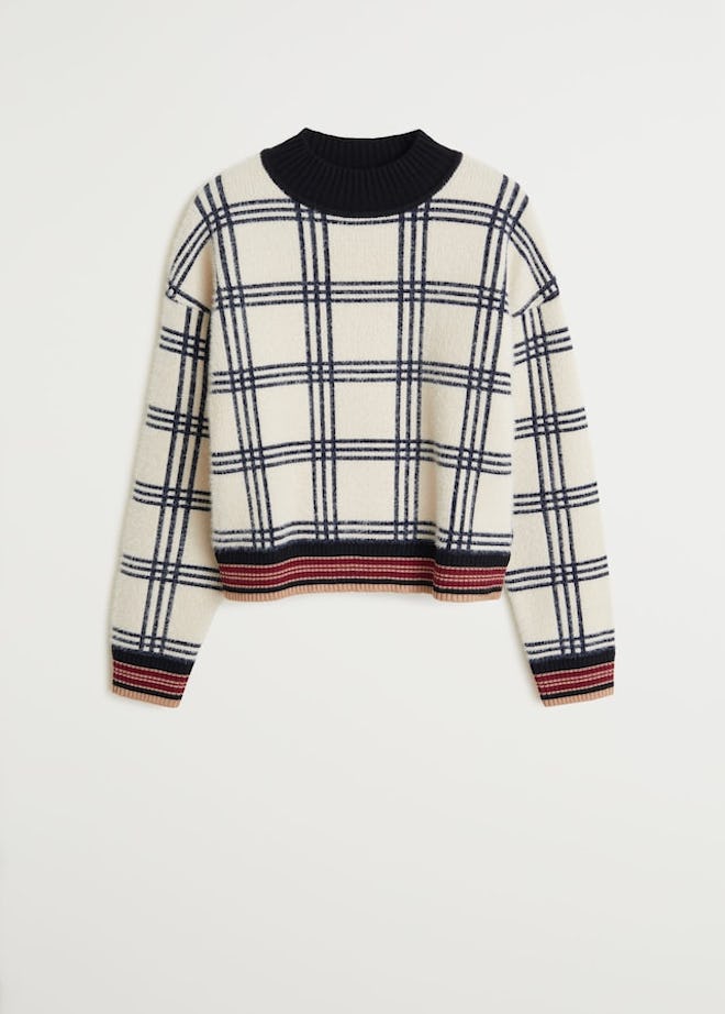 Checks Knitted Sweater