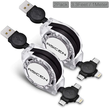 ASICEN Retractable USB Charging Cable